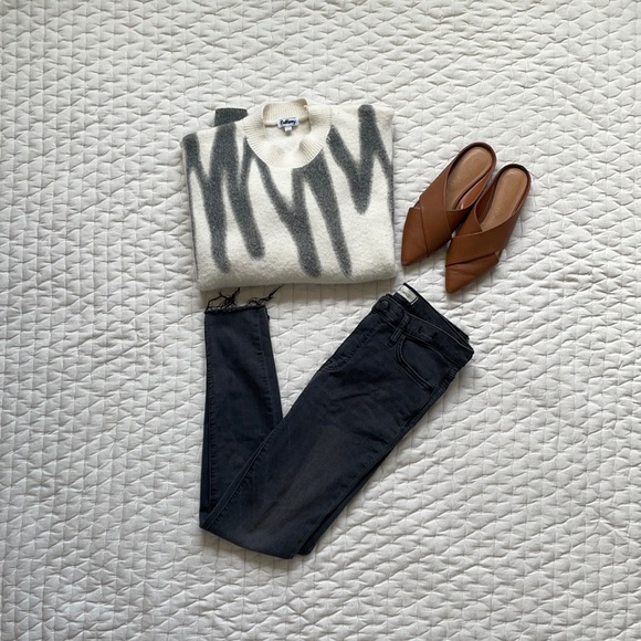 Madewell mid-rise raw hem skinny jeans - Picture 1 of 5